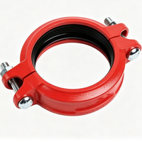 Raccord de tuyauterie à rainures en fonte nodulaire/ductile, diamètre du trou de montage DN80-DN200, classe 150, pression