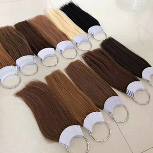Muestra de Color Popular para Salón Profesional, Cabello Chino Remy con Cinta Adhesiva, Balayage, Sedoso, Liso, Ondulado, Todos los Colores Disponibles - Product Image 3
