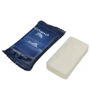 Jabon <strong>Mini</strong> <strong>Soap</strong> for Hotels 13.5g Flow Wrap in Sachet Lemon Fragrance Vegan Hydrating Bath <strong>Soap</strong> - Product Image 1