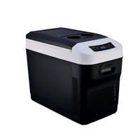 Réfrigérateurs de voiture horizontaux à semi-conducteurs de 28 litres, système thermoélectrique portable alimenté par AC/DC, refroidisseur et réchauffeur pour voitures et maisons
