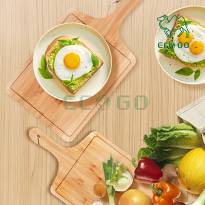 Venta al por mayor de fábrica, utensilios de cocina personalizados, tabla de cortar de bambú para el hogar, fruta, Pizza, tabla de cortar - Product Image 3