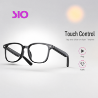 Lunettes de traduction IA intelligentes 5.3, lunettes de soleil UV400, traduction vocale instantanée, enregistrement de réunions, musique, appels, lunettes connectées