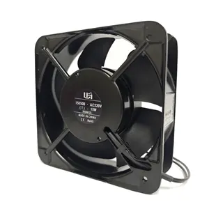Ventilateurs à flux axial AC de haute qualité 15050B 150*150*50mm 220V 15W roulement à billes équipement de Ventilation industrielle refroidissement par ordinateur