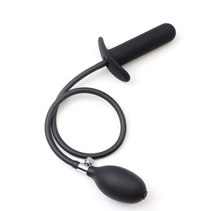 Оптовая продажа с фабрики: Надувной анальный стимулятор из силикона, черный, большой, для мужчин и женщин, модель 2025 года - Product Image 6