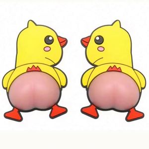 Wholesale 3D Cute Butt Car Bumper Sticker Cartoon Anti-collision Anti-scratch <b>Door</b> Rearview <b>Mirror</b> Protection Phone Decoration - Product Image 1
