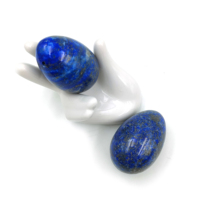 Œuf de Yoni en Cristal de Lapis Lazuli en Gros, Pierre Lisse, Outil de Massage Intime, Œufs de Yoga Thérapeutiques pour Soins Personnels et Vente au Détail
