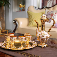 Service à thé de luxe Qian Hu, grande capacité, style européen, cafetière/théière, design moderne et simple, vaisselle de haute qualité pour les hôtels