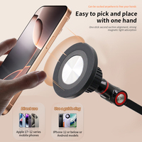 Support de téléphone magnétique puissant pour bureau, rotation à 360°, support pliable en alliage d'aluminium pour tablette, idéal pour les entreprises, le streaming en direct, vente en gros OEM