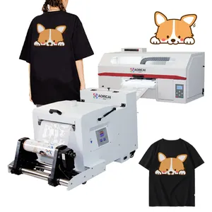 Penjualan langsung 30cm lebar tinta warna t-shirt A3 Printer Desktop kecepatan cepat DTF tekstil pola Printer