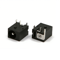 Conector de enchufe de CC de 5,5mm SMT/SMD/PCB con conector hembra de 3 pines 5,5*2,1/2,5mm 5521/5525 conector de alimentación de CC de 3 pines de hierro/cobre