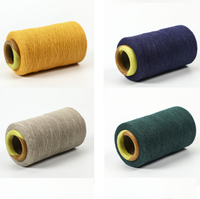 Fil cardé à extrémité ouverte 8/1, fabricant chinois, fils mélangés colorés en coton recyclé et polyester 6s/1 8s/1