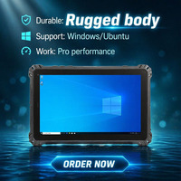 Tablet PC Industrial Resistente Personalizada de Fábrica con Windows 10/11 Pro, Tablet Resistente de 10.1 Pulgadas con Procesador Intel I5, Terminal de Datos Portátil