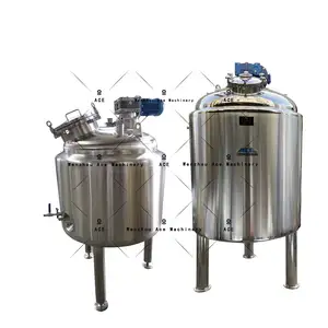 High Tech Hair Wax Making Mixing Machine Liquid Soap Agitator Tank Mixer Shampoo Production Machine