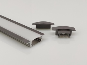 Thiết Kế Mới W17 * H6Mm Tuyến Tính LED Hồ Sơ Ánh Sáng Nhôm Đùn T5 Temper Anodizing Cong Máy Tính Khuếch Tán Nhúng Gắn - Product Image 4