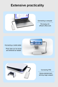 2024 March EXPO 40gbps M2 SSD bao vây <span class=keywords><strong>Thunderbolt</strong></span> 4/3 usb4 ổ cứng 2280 M.2 NVMe bên ngoài bao vây di động trường hợp - Product Image 3