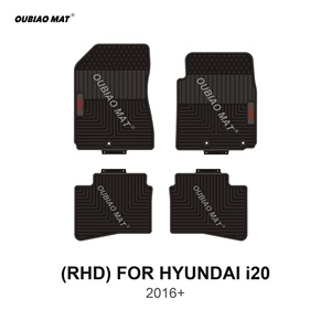 <span class=keywords><strong>Tappetini</strong></span> per auto <span class=keywords><strong>HYUNDAI</strong></span> <span class=keywords><strong>i20</strong></span> 2016+, su misura in PVC, impermeabili e antiscivolo, set completo - Product Image 1