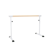 Vente directe d'usine en gros barre de ballet en bois portable barre de danse extensible
