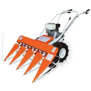 GT-120 Gasoline Driven Rice Reaper Wheat Harvester Walking Harvester Machine