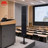 Système de sonorisation colonne passive CX-1 800W en contreplaqué de bouleau pour église, salle de conférence, événement en direct