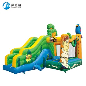 स्लाइड के साथ Inflatable उछाल घर Inflatable पक्षी बच्चों के लिए कूद महल कॉम्बो