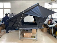 Nouvelle tente de toit triangulaire ultralégère en aluminium pour camping, 2-3 personnes, pour camion 4x4, SUV, pick-up, voiture, 2025