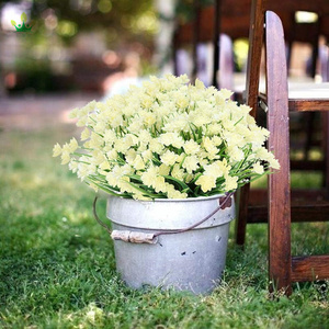 Fleurs artificielles de narcisses blancs résistants, verdure, <span class=keywords><strong>feuillage</strong></span>, plantes, faux arbustes pour jardin, Pâques, Noël, plante suspendue - Product Image 2