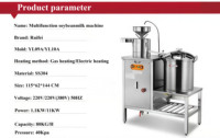 Extrudeuse commerciale de soja de machine de lait de soja d'acier inoxydable entièrement automatique avec le filtre pour des industries de tofu de nourriture de haricot