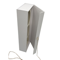 Boîte à bougies carrée en carton rigide personnalisable avec fermeture magnétique, pelliculage mat, revêtement UV et doublure en éponge – Vente en gros