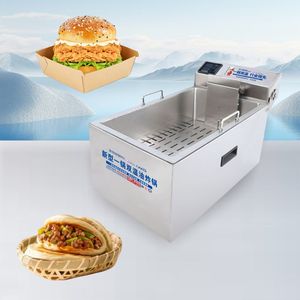 Heavy Duty Commercial Electric <strong>Fryer</strong> for Fast Food Restaurant, Stainless Steel Deep <strong>Fryer</strong> with Temperature Control System - Product Image 1
