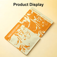 Sachets plats biodégradables personnalisés avec impression à chaud, en pack double, pour lingettes nettoyantes et démaquillantes – Vente directe usine
