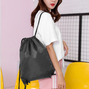 Özelleştirilmiş baskı alışveriş beraberlik ipli çanta kişiselleştirilmiş Polyester spor sırt çantası ipli çanta ipli çanta - Product Image 3