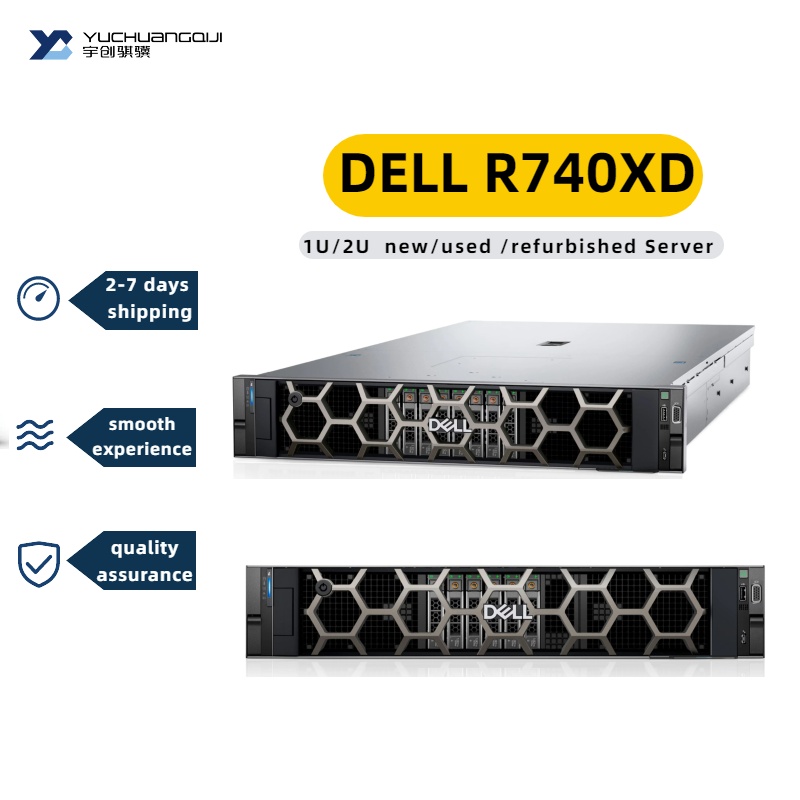 2U Dell PowerEdge R740xd Server with Two Sockets Virtual Desktop Infrastructure Ready Stock
