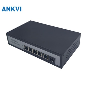 KU-6004G สวิตช์ PoE กิกะบิตพอร์ต4พอร์ต2อัปลิงค์10/100/1000Mbps 30W/พอร์ต60W VLAN 802.3at/AF - Product Image 3