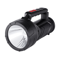 Lampe torche multifonctionnelle en plastique USB C à haute puissance avec LED, étanche, longue portée, extensible