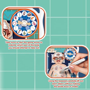Jeu de choc électronique Crazy Doctor, chirurgie des organes du corps humain, expérience de bureau, opération, jouet éducatif à choc tactile pour enfants - Product Image 2