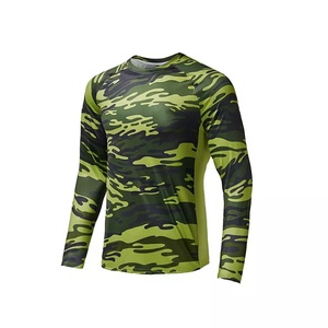 Custom Friendly Recycled Material UV UPF50+ Moisture Wicking Mens Hoody Long Sleeve Fishing T Shirts With Mask - Product Image 6