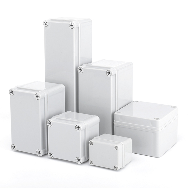 Hot Selling ABS Plastic IP67 Waterproof Outdoor Switch Distribution Enclosure 80*80*70mm Electronics Instrument PC Junction Box