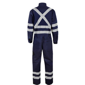 ชุดเอี๊ยมทำงาน Xk22 79694 สีน้ำเงินกรมท่า ป้องกันไฟลุก ป้องกันไฟฟ้าสถิต พร้อมแถบสะท้อนแสง สำหรับงานไฟฟ้า เหมืองแร่ และเคมี - Product Image 2