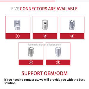 Fornitura di fabbrica a basso rumore 12V 24V DC 1500N 330LBS attuatore lineare elettrico - Product Image 5