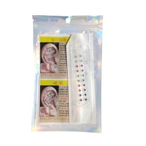 Perle magnétique en pierre précieuse de cristal, bande transparente, autocollant <span class=keywords><strong>auriculaire</strong></span>, graines d'oreille, <span class=keywords><strong>acupuncture</strong></span> - Product Image 1