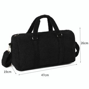Bolsa de Lona Tipo Teddy Personalizada al por Mayor, Bolsa de Viaje Informal para Adultos, Organizador de Equipaje Plegable con Cierre y Gran Capacidad para Mujeres - Product Image 6