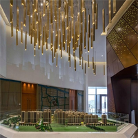 Lustre en métal de conception nouvelle ANNO, éclairage de lustre pour grand centre commercial