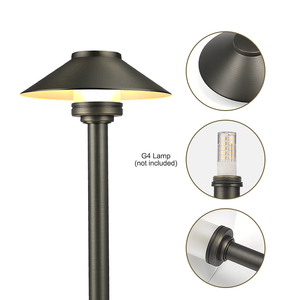 Antique Bronze Điện Áp Thấp Ngoài Trời Pathway Sân Sau Drieveway Khu Vực Chiếu Sáng Bãi Cỏ Vườn Cảnh Quan Con Đường Đèn - Product Image 3