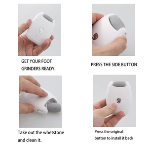 Removedor automático de callos para pies, herramienta recargable e indolora para eliminar la piel muerta, 2 velocidades ajustables - Product Image 5