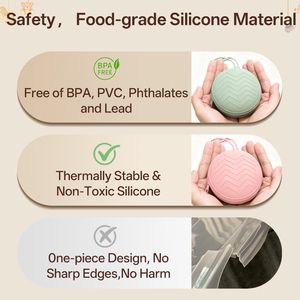 Contenitore Portatile per Ciuccio in Silicone Senza BPA, Scatola per Tettarelle per Neonati, Custodia in Silicone per Alimenti, Regalo per Neonati - Product Image 3