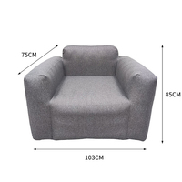 Nouveauté 2022 : Canapé gonflable moderne pour salon, fauteuil en tissu polyester de haute qualité, chaise de salon
