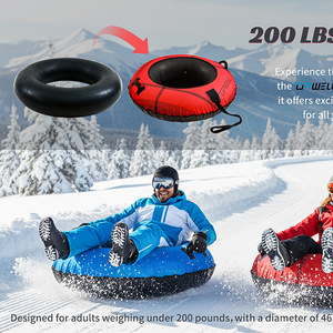 Upwell <b>Inflatable</b> Snow Tube 110 Cm Diameter For Adults And Children Winter Outdoor Use - Product Image 2