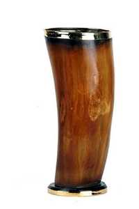 โคมไฟแก้วบัฟฟาโลฮอร์นสำหรับใส่เกลือแกะสลักจากงานฝีมือ - Product Image 4