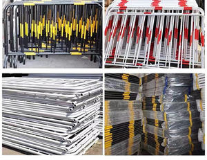 Barriera di controllo della folla pedonale temporanea barriere d'acciaio di alta qualità della fabbrica - Product Image 6