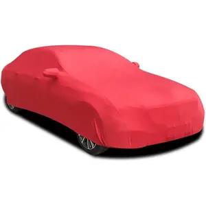 Custom Fit Stretch Indoor Velvet Full Car Cover Dust-Proof Protection Compatible Indoor Car Cover